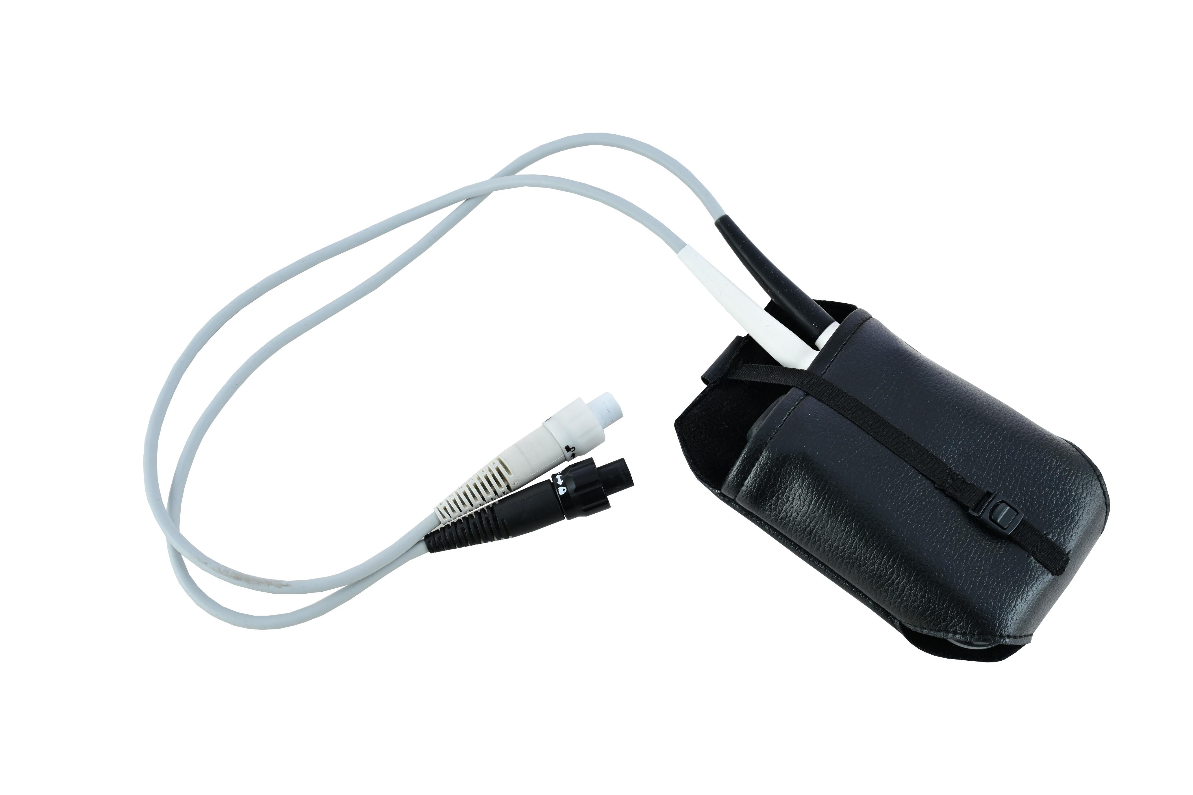 LVAD Controller Pouch with fleece lining, vented base, quick-release strap, and iron hook for secure, everyday protection.